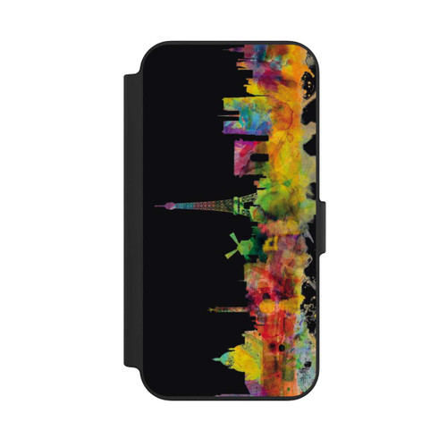 Apple iPhone 13 NIVOflip Paris France Skyline Black