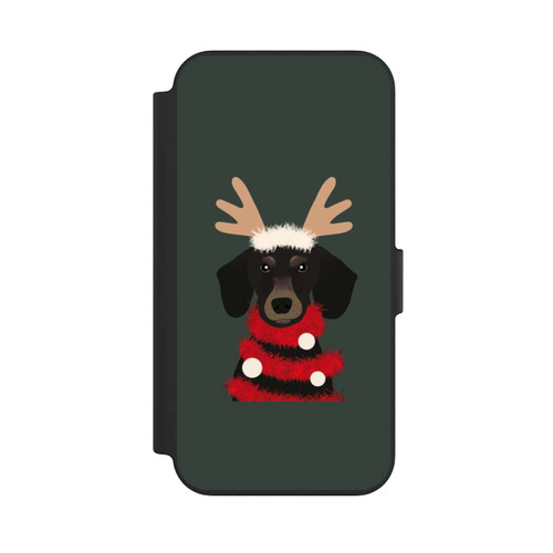 Apple iPhone 13 NIVOflip weihnachtlicher Dackel