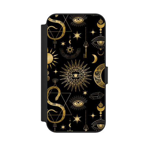 Apple iPhone 13 NIVOflip Himmlische Sonne und Mond Steampunk