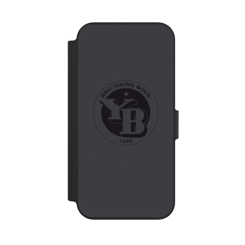 iPhone 13 NIVOflip BSC YB Logo Grau