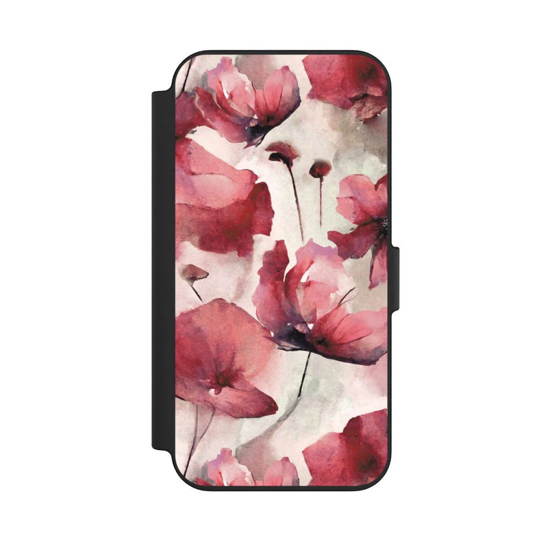 iPhone 13 NIVOflip Wilde Mohnblumen
