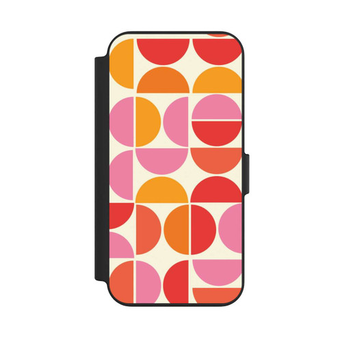 Apple iPhone 13 NIVOflip Retro Trend Muster Orange