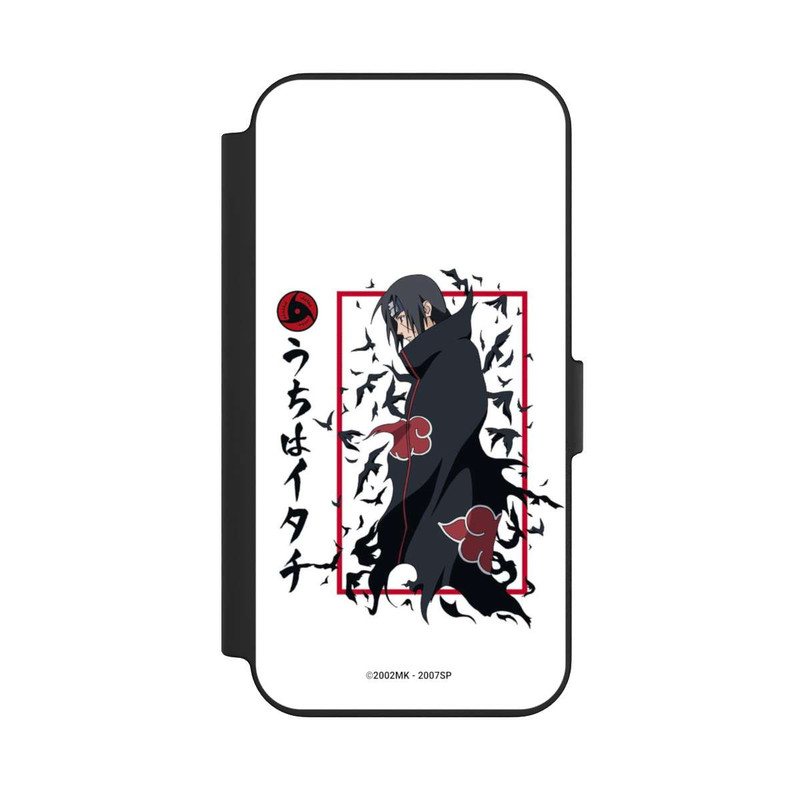 iPhone 13 NIVOflip Itachi Krähen Weiß