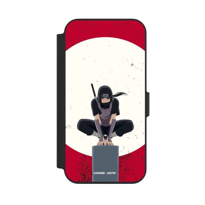 iPhone 13 NIVOflip Itachi Uchiha Symbol Roter Hintergrund