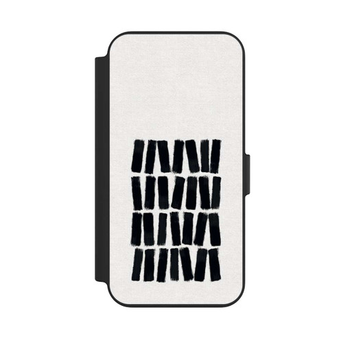 Apple iPhone 13 NIVOflip Black Brush Strokes