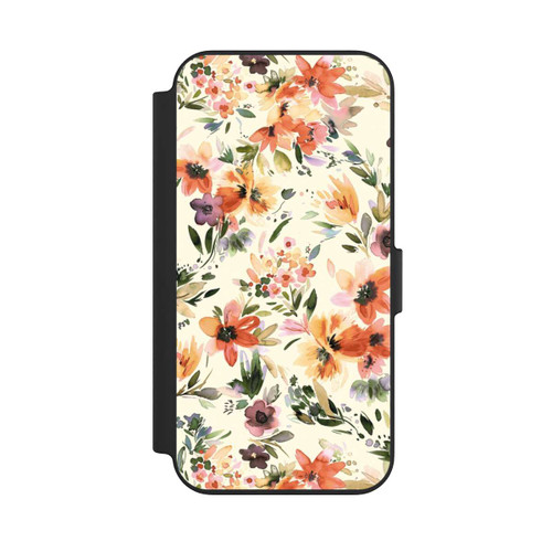 Apple iPhone 13 NIVOflip Summer Artistic Flowers Ivory