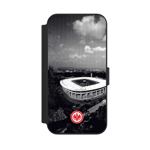 Apple iPhone 13 NIVOflip SGE Stadion Schwarz Weiß