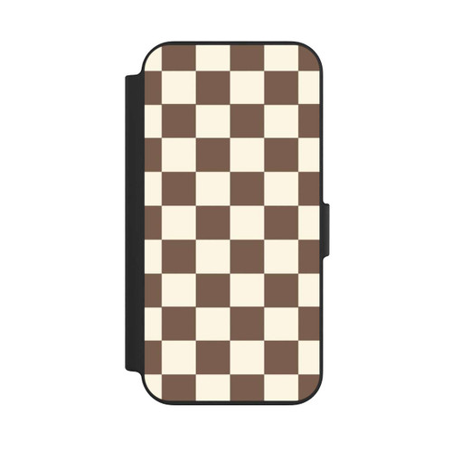 Apple iPhone 13 NIVOflip Checkerboard brown