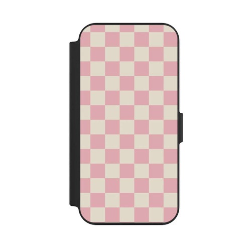 Apple iPhone 13 NIVOflip Schachbrett Rosa