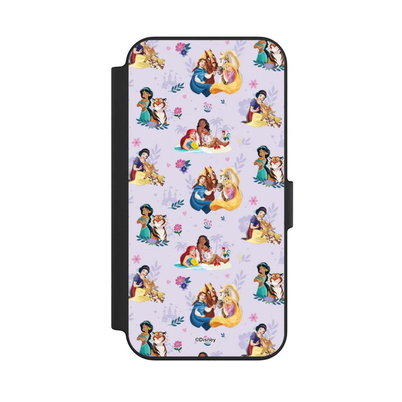 iPhone 13 NIVOflip Princess Floral Pattern Purple