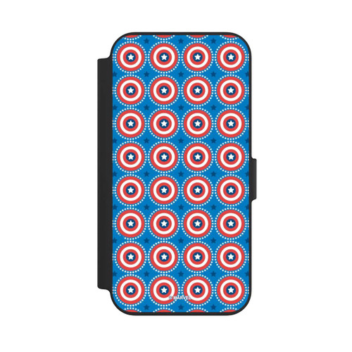 Apple iPhone 13 NIVOflip Captain American Shield Pattern