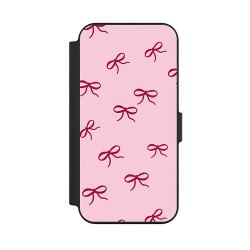 Apple iPhone 13 NIVOflip Bows Red Pink Pattern