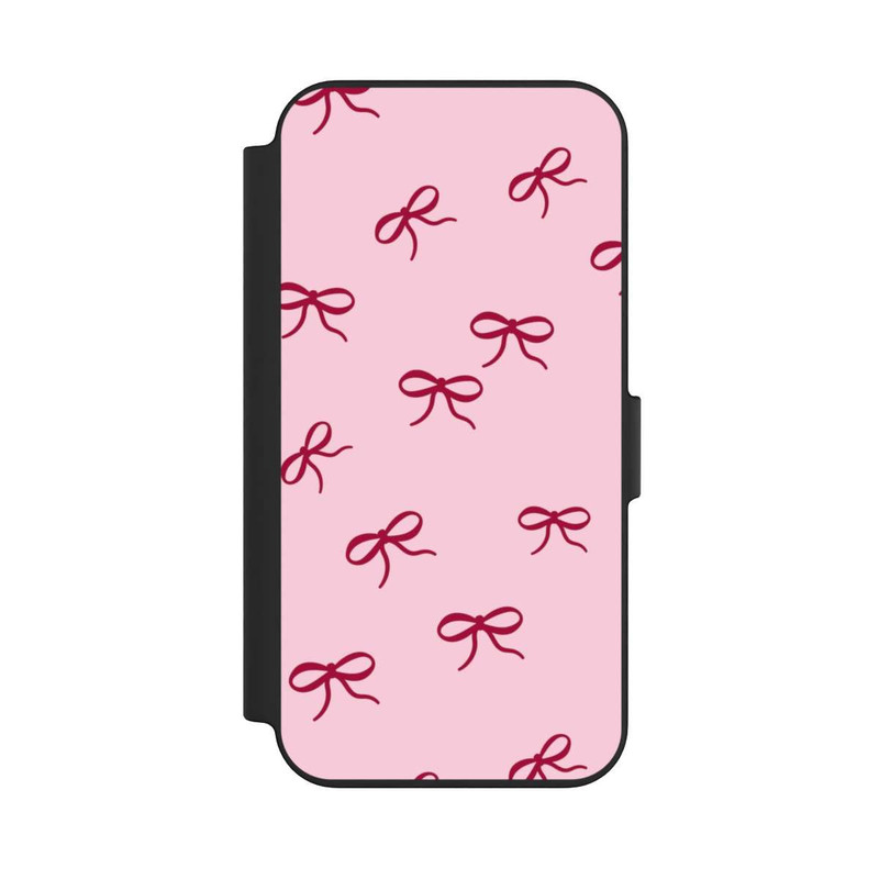 iPhone 13 NIVOflip Schleifen Muster Rot Pink