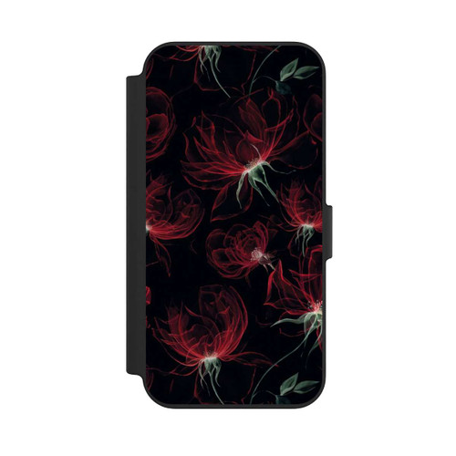 Apple iPhone 13 NIVOflip Tapete mit roten Blumen