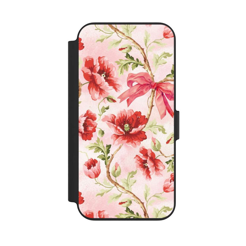 iPhone 13 NIVOflip Motif Coquelicots Rose