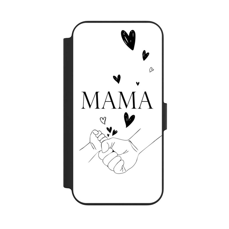iPhone 13 NIVOflip Mothers Day Line Art Hands Black and White