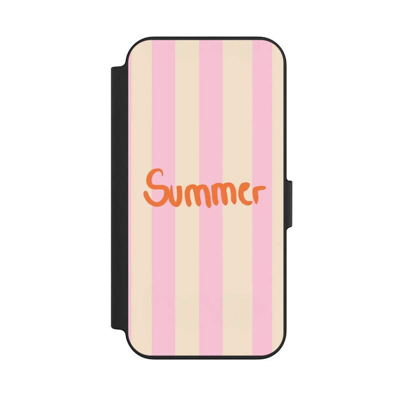 iPhone 13 NIVOflip Summer Pink And Orange Stripes