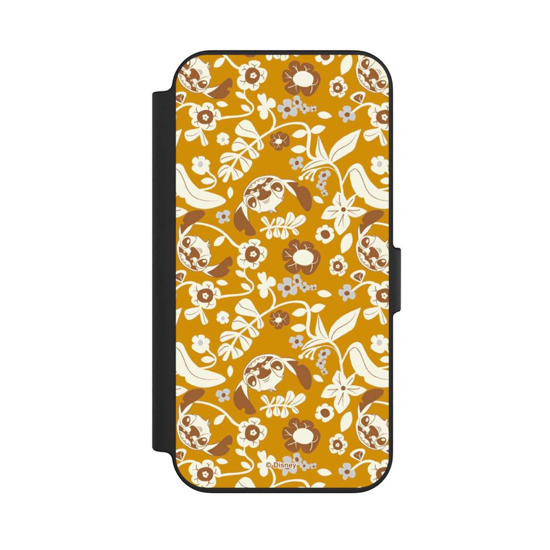 iPhone 13 NIVOflip Stitch Floral Mustard Pattern