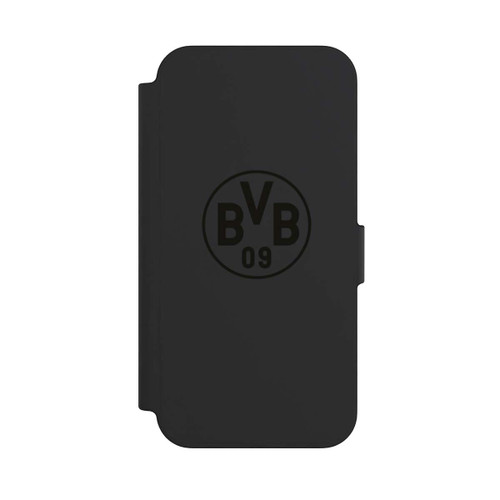 Apple iPhone 13 NIVOflip BVB Logo Schwarz Transparent