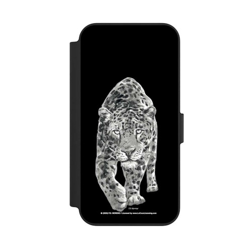 Apple iPhone 13 NIVOflip Leopard Schwarz