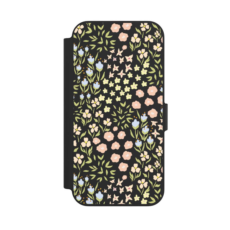iPhone 13 NIVOflip Summer Flowers Pattern Pastel Colors Transparent