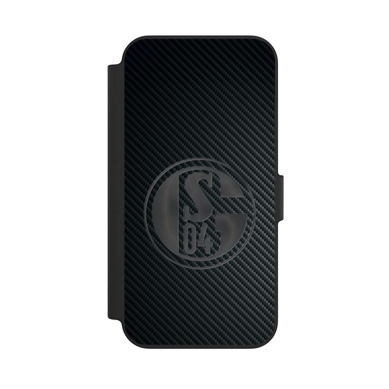 iPhone 13 NIVOflip Schalke 04 Carbon Look