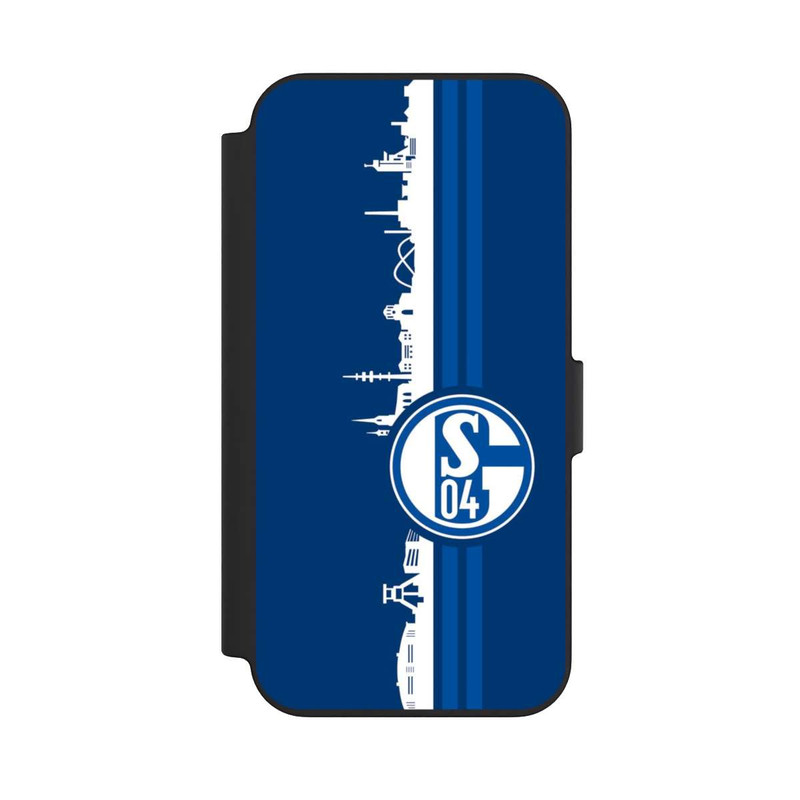 iPhone 13 NIVOflip Schalke 04 Skyline Blau