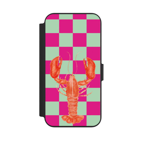 Apple iPhone 13 NIVOflip Pink Checkers Lobster