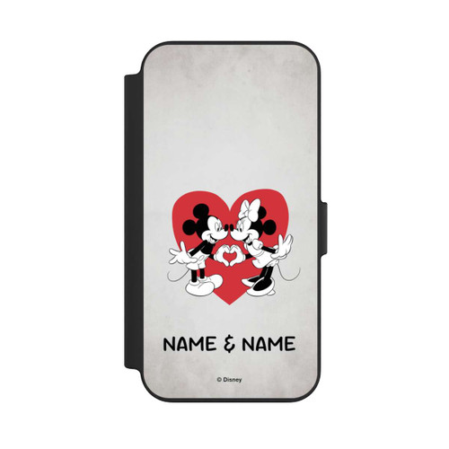 Apple iPhone 13 NIVOflip Minnie und Micky Personalisierbar