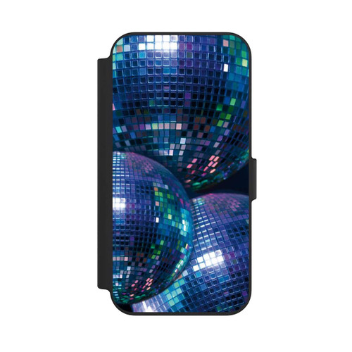 Apple iPhone 13 NIVOflip Discokugel Blau Schwarz Partytime mit KI