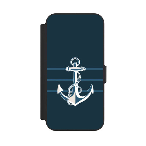 Apple iPhone 13 NIVOflip Anchor Line Blue with AI