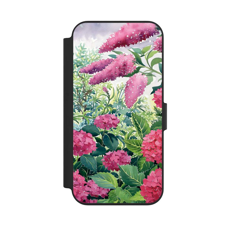iPhone 13 NIVOflip Garden Hydrangeas and Buddleia by Christopher Ryland