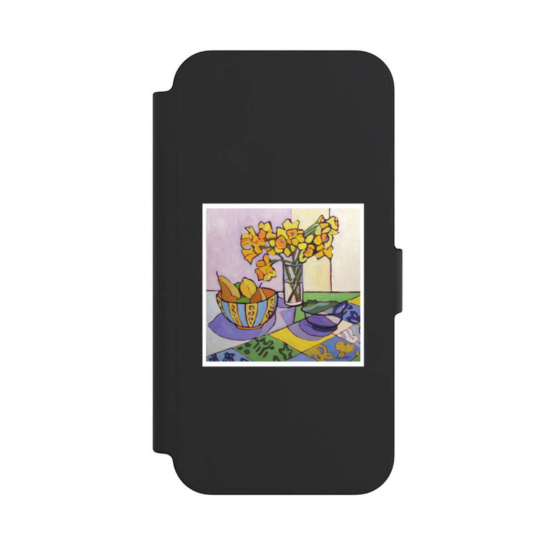 iPhone 13 NIVOflip Daffodil Patchwork, 2023, by Catherine J Martzloff