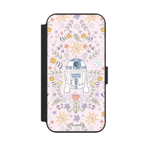 Apple iPhone 13 NIVOflip R2D2 Blumen Muster