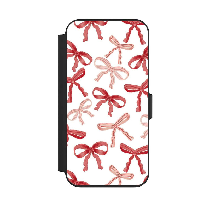 iPhone 13 NIVOflip Rote Schleifen Muster