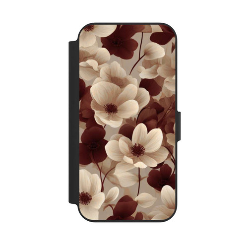 Apple iPhone 13 NIVOflip Naturfarbenes Blumenmuster mit KI
