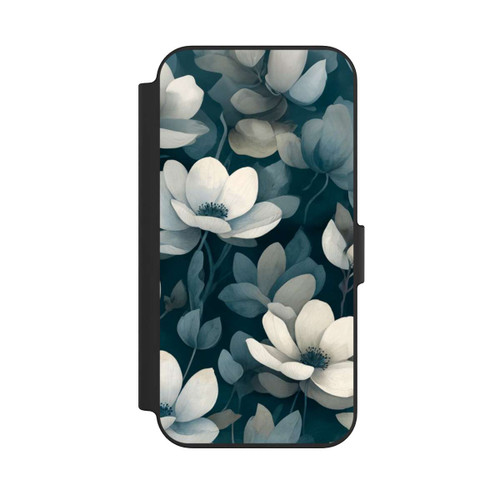 Apple iPhone 13 NIVOflip Negative Flower Petrol White with AI