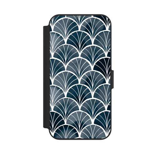 Apple iPhone 13 NIVOflip Botanische Brise Art Deco Grau