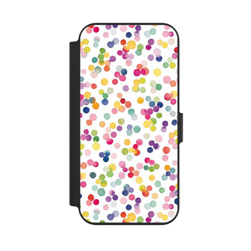 Apple iPhone 13 NIVOflip Watercolour Punkte Bunt