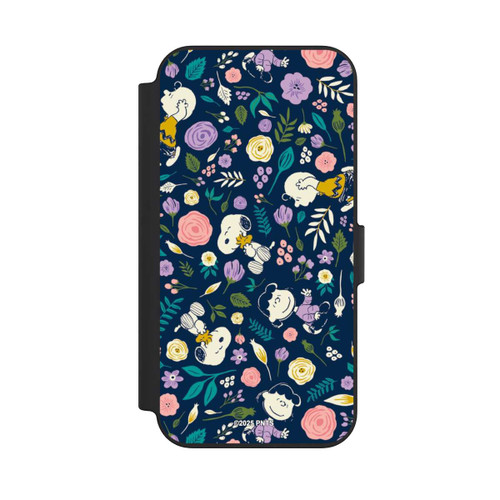 Apple iPhone 13 NIVOflip Peanuts Dark Flower Pattern