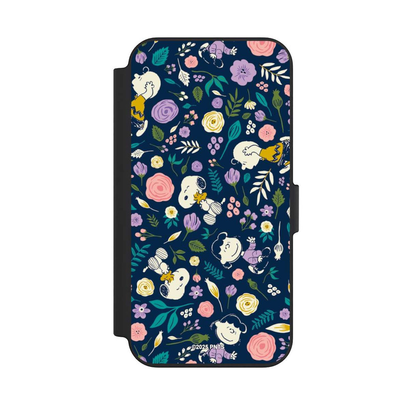 iPhone 13 NIVOflip Peanuts Dark Flower Pattern