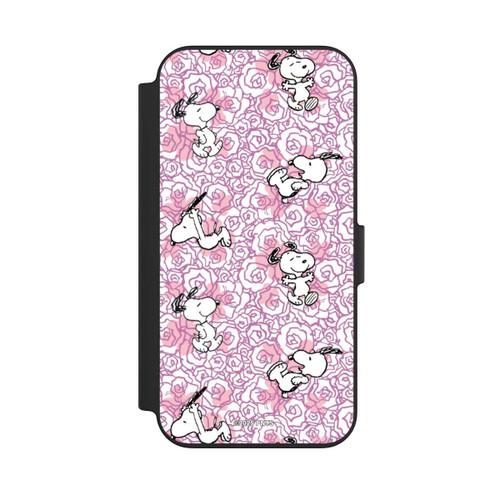 Apple iPhone 13 NIVOflip Peanuts Pink Roses Pattern