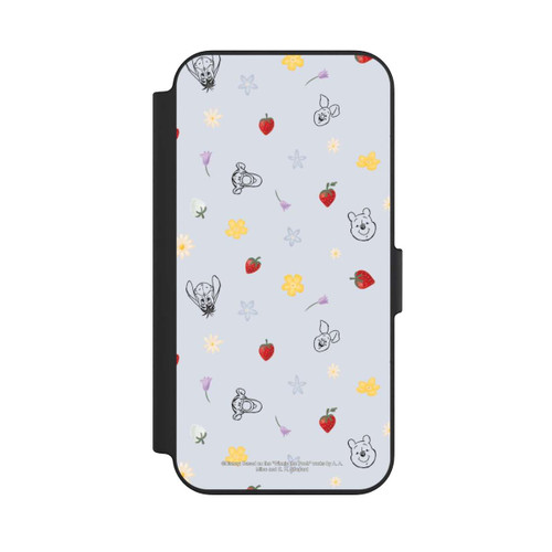 Apple iPhone 13 NIVOflip Winnie the Pooh and Friends Strawberry Pattern Blue