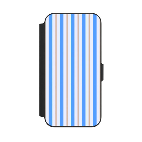 Apple iPhone 13 NIVOflip Stripes Blue Beige