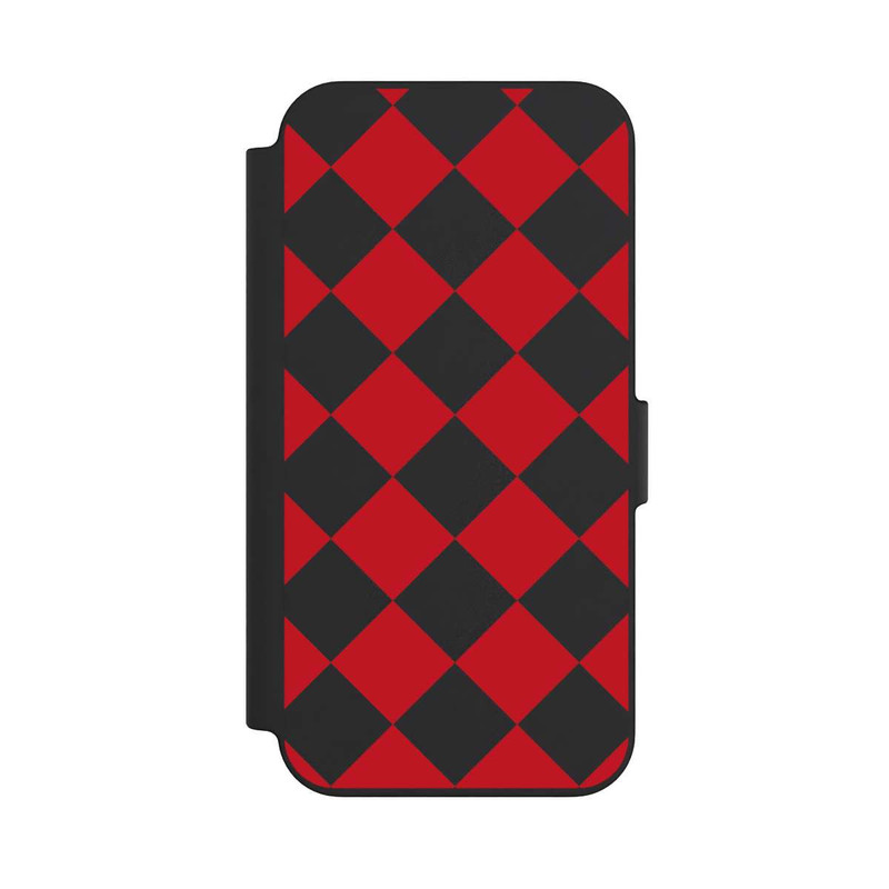 iPhone 13 NIVOflip Raute Bordeaux ohne Hintergrund