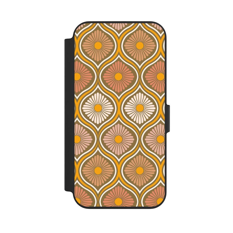 iPhone 13 NIVOflip Groovy 70s Retro Mid-Century Daisy Flowers