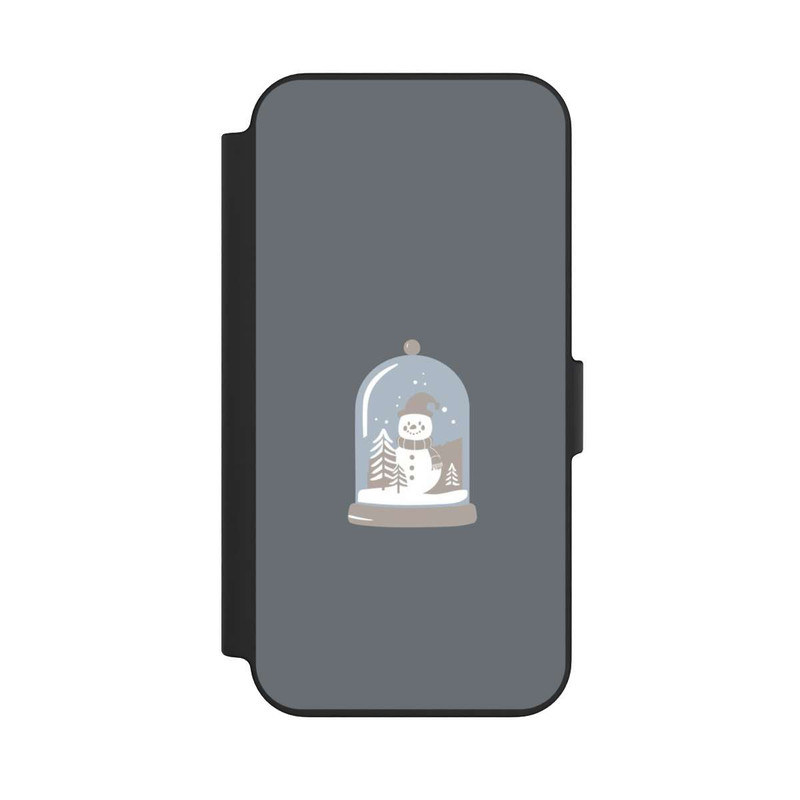 iPhone 13 NIVOflip Minimalist Snow Globe with Snowman