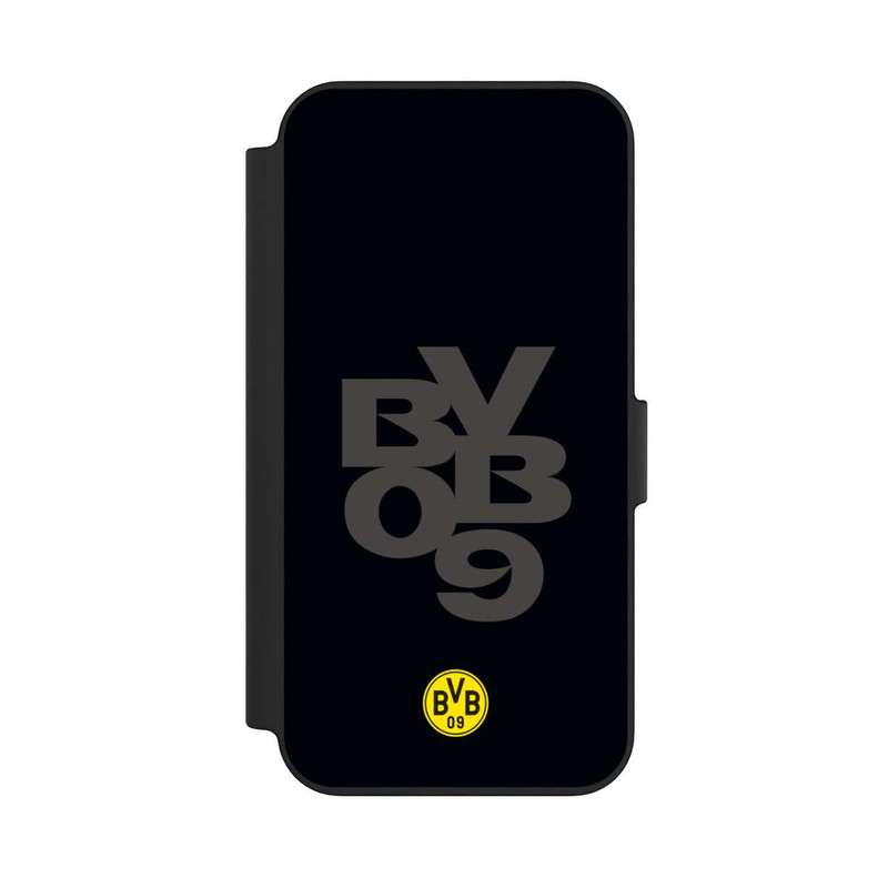 iPhone 13 NIVOflip BVB09 Grau Schwarz