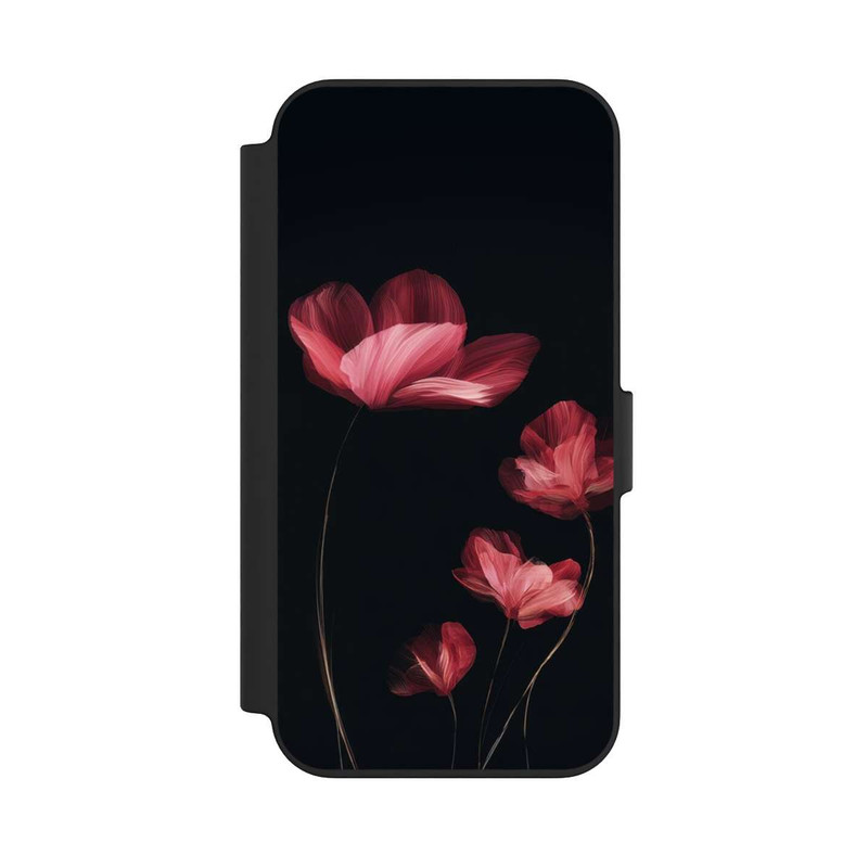 iPhone 13 NIVOflip Noir Burgundy Bloom