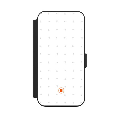 Apple iPhone 13 NIVOflip Nivocase Muster Weiss Grau